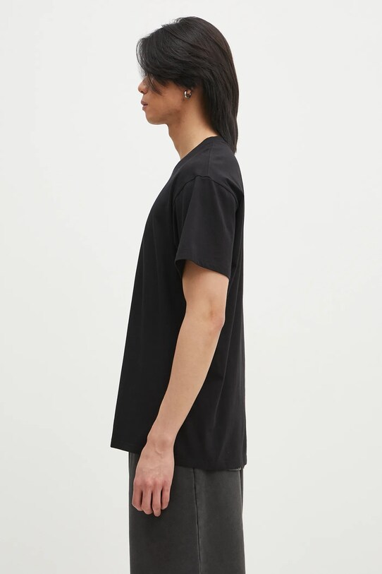 Carhartt WIP t-shirt bawełniany Drip Script I034405.89XX czarny SS25