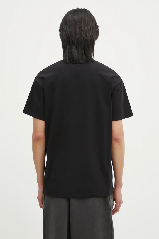 Odzież Carhartt WIP t-shirt bawełniany Drip Script I034405.89XX czarny