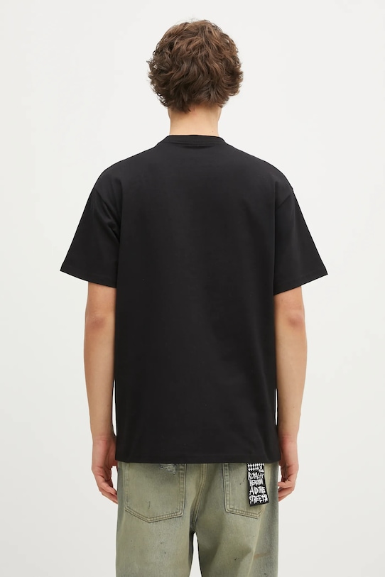 Clothing Carhartt WIP cotton t-shirt Fragments Pocket I034407.0D2XX black