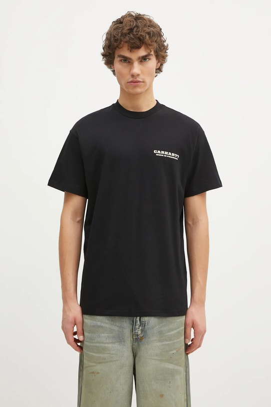 Clothing Carhartt WIP cotton t-shirt Runaway I034409.K02XX black