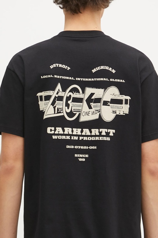 Carhartt WIP cotton t-shirt Runaway black I034409.K02XX