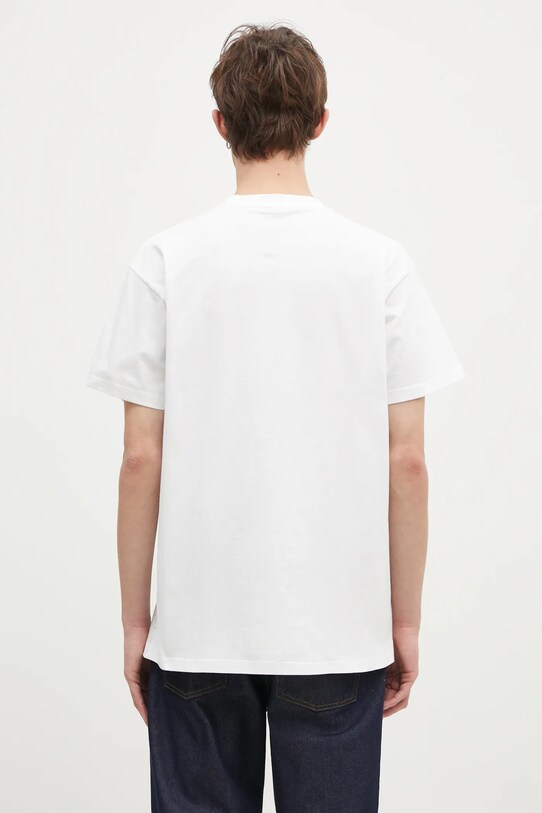Дрехи Памучна тениска Carhartt WIP Label Script I034421.02XX бял