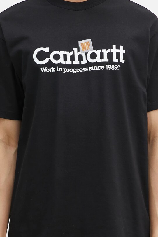 Carhartt WIP cotton t-shirt Label Script black I034421.89XX