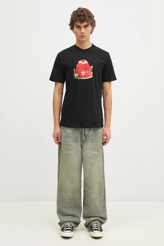 Памучна тениска Carhartt WIP Pudding I034434.89XX черен