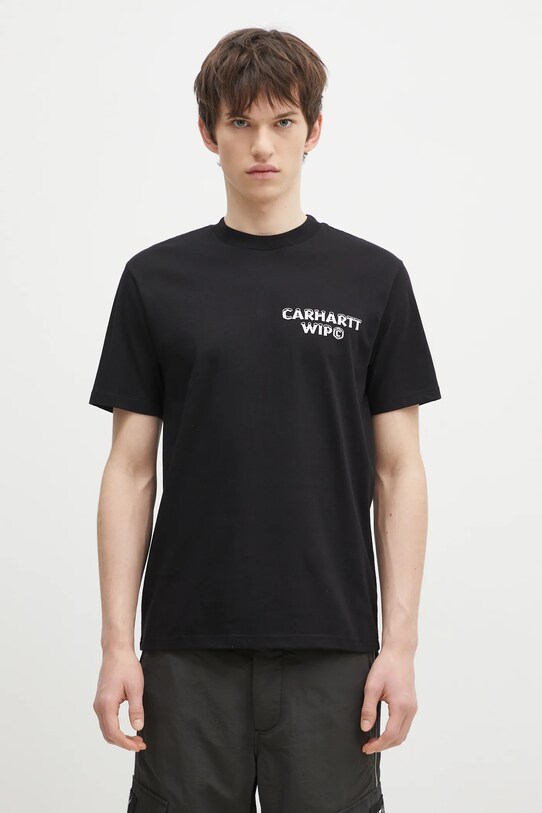 Oblečení Bavlněné tričko Carhartt WIP Ice I034436.89XX černá