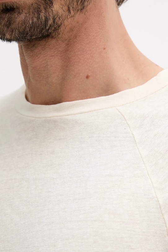 Plátěné tričko United Colors of Benetton 3UTFU10A5 béžová