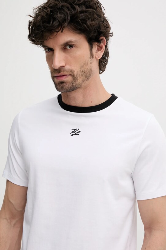 Ρούχα Μπλουζάκι Karl Lagerfeld 552235.755032 λευκό