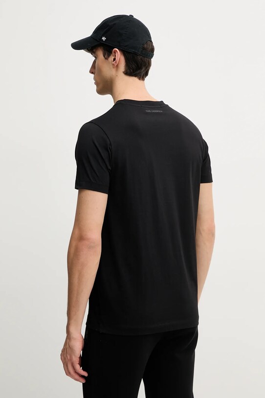 Odzież Karl Lagerfeld t-shirt bawełniany 552241.755064 czarny