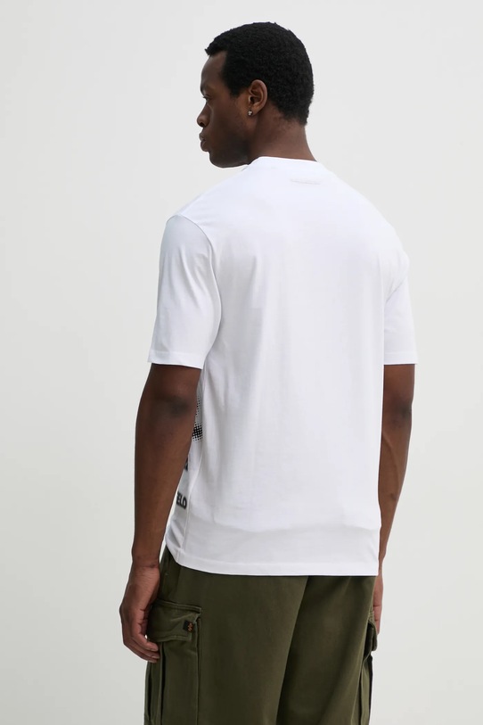 Îmbrăcăminte Karl Lagerfeld tricou din bumbac 552225.755139 alb