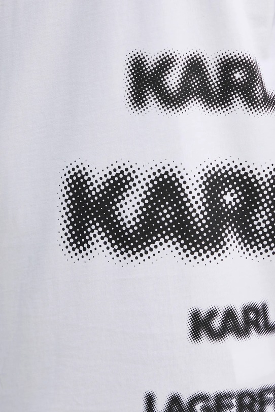 Karl Lagerfeld tricou din bumbac 552225.755139 alb