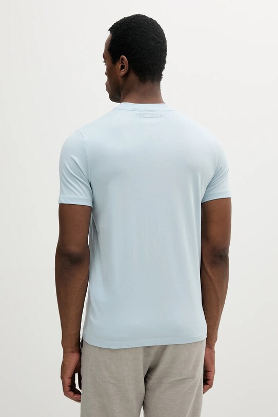 Oblačila Bombažna kratka majica Karl Lagerfeld 552224.755710 modra