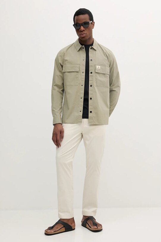 Bavlnené tričko Karl Lagerfeld 552224.755710 tmavomodrá SS25