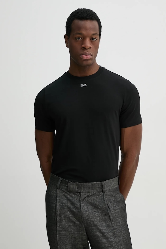 Tričko Karl Lagerfeld relaxed čierna 552235.755058