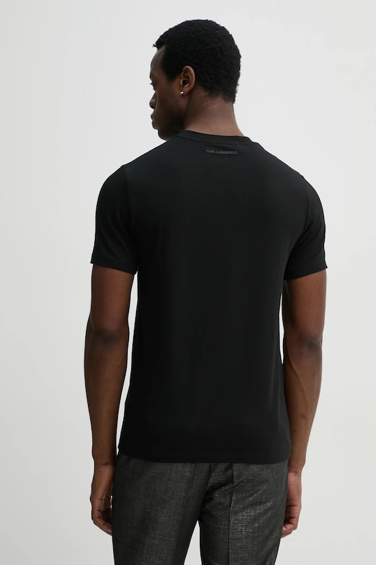 Oblečenie Tričko Karl Lagerfeld 552235.755058 čierna