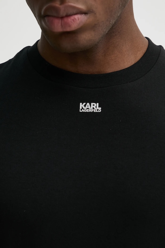 Tričko Karl Lagerfeld 552235.755058 čierna