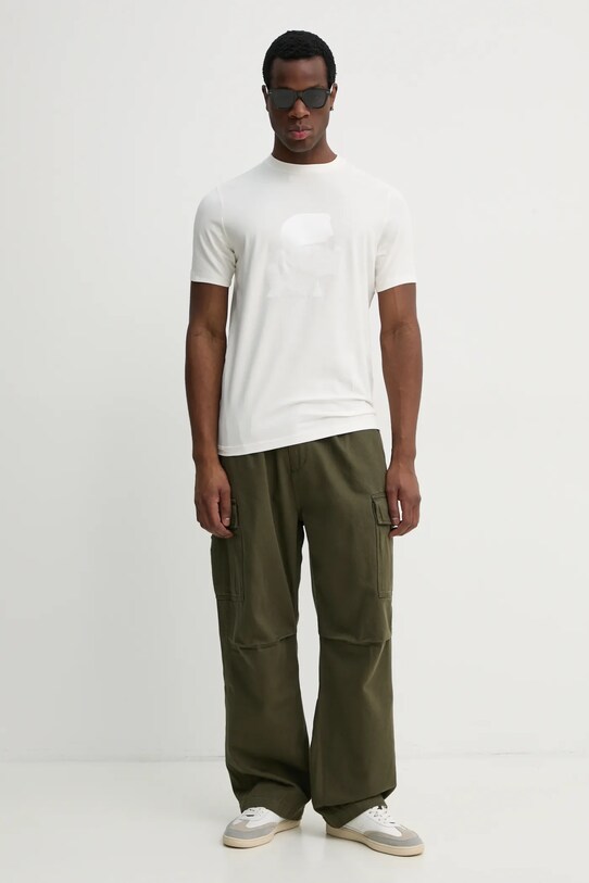 Karl Lagerfeld tricou 552221.755054 bej SS25
