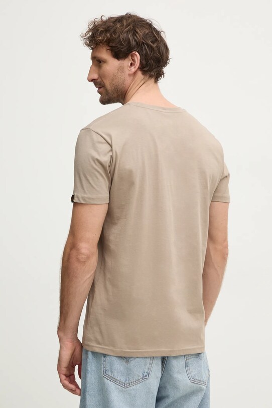 Îmbrăcăminte Alpha Industries tricou din bumbac 100501CB bej