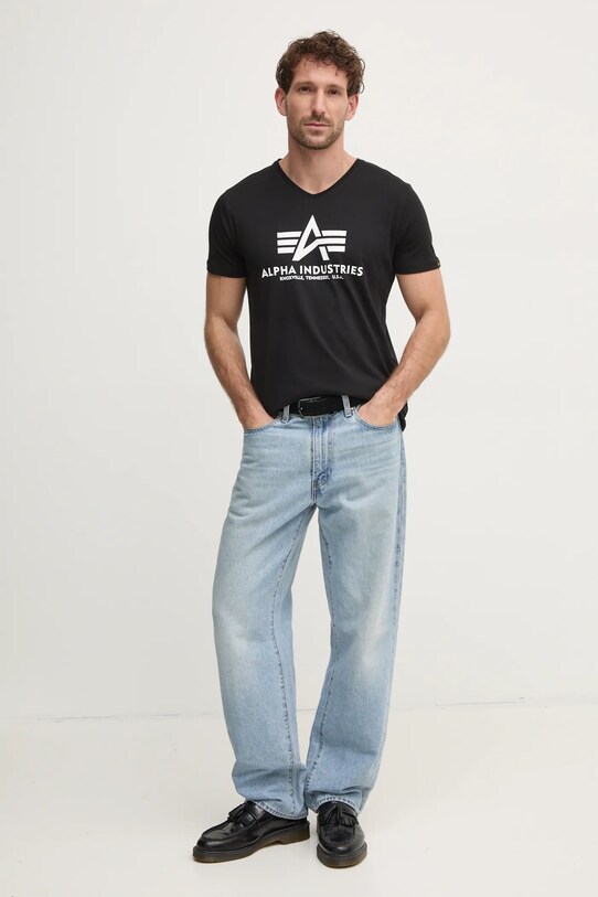 Футболка Alpha Industries 106512 чёрный SS25