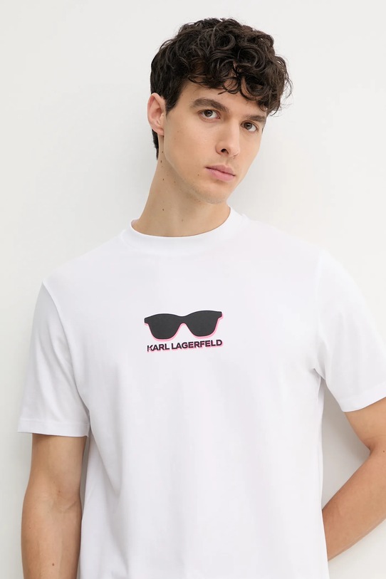 Karl Lagerfeld tricou alb 552235.755400