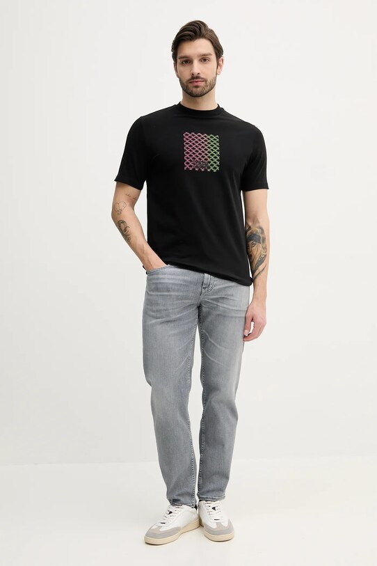 Tričko Karl Lagerfeld 552235.755404 čierna SS25