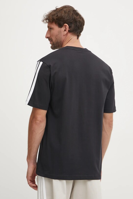 Одежда Хлопковая футболка adidas Essentials JW1949 чёрный