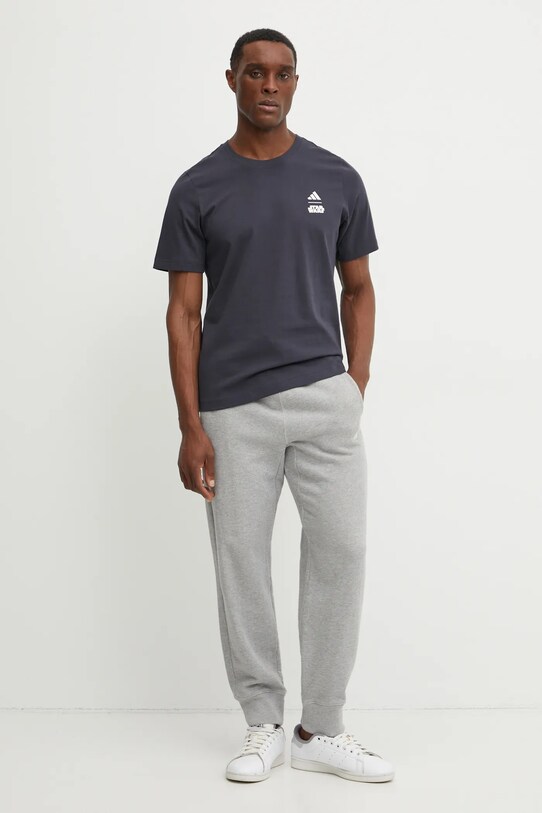 adidas tricou din bumbac x Mandalorian JI5716 gri SS25