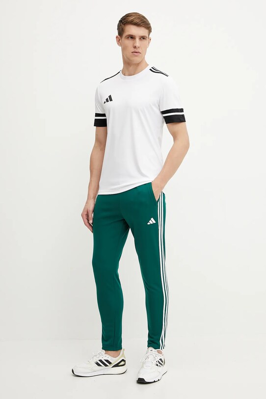 Kratka majica za vadbo adidas Performance Squad 25 JG5835 bela SS25