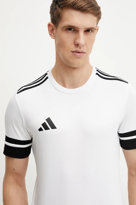 Kratka majica za vadbo adidas Performance Squad 25 bela JG5835