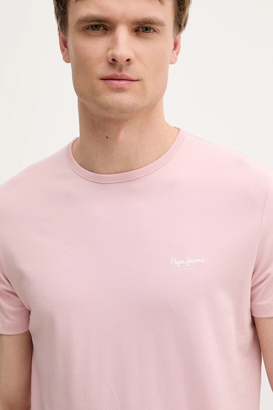 Pepe Jeans t-shirt ORIGINAL BASIC 3N rózsaszín PM508212