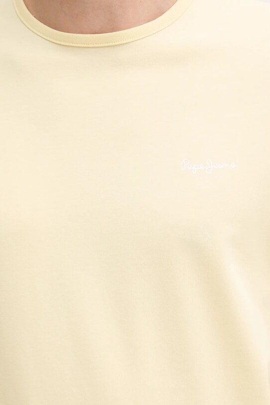 Pepe Jeans t-shirt ORIGINAL BASIC 3N PM508212 sárga