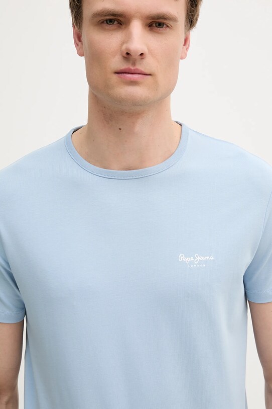 Pepe Jeans t-shirt ORIGINAL BASIC 3N kék PM508212