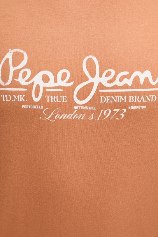 Pepe Jeans tricou din bumbac DUMAS TEE PM509769 portocaliu
