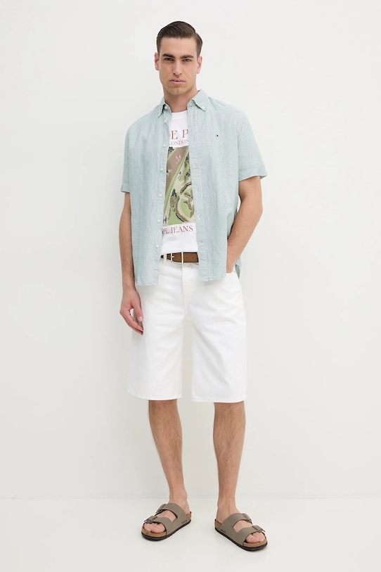 Pepe Jeans t-shirt DUSTER FRONT TEE PM509778 biały SS25