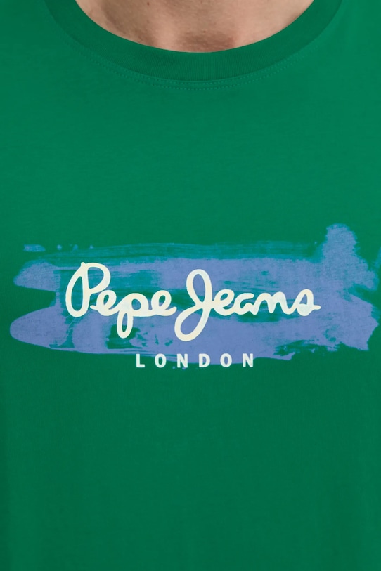 Bavlněné tričko Pepe Jeans PICTHON PM509782 zelená