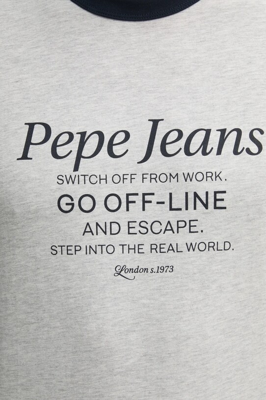 Футболка Pepe Jeans PETERSON PM509801 серый