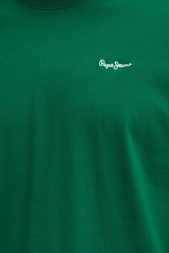 Pepe Jeans pamut póló CONTRAST CONNOR PM509933 zöld