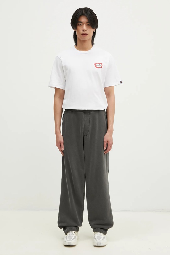 Памучна тениска ICECREAM Roundabout бял IC24460