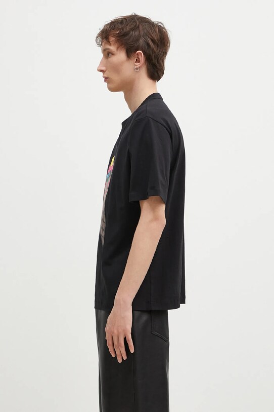 Pamučna majica ICECREAM Cone Man IC24483 crna SS25