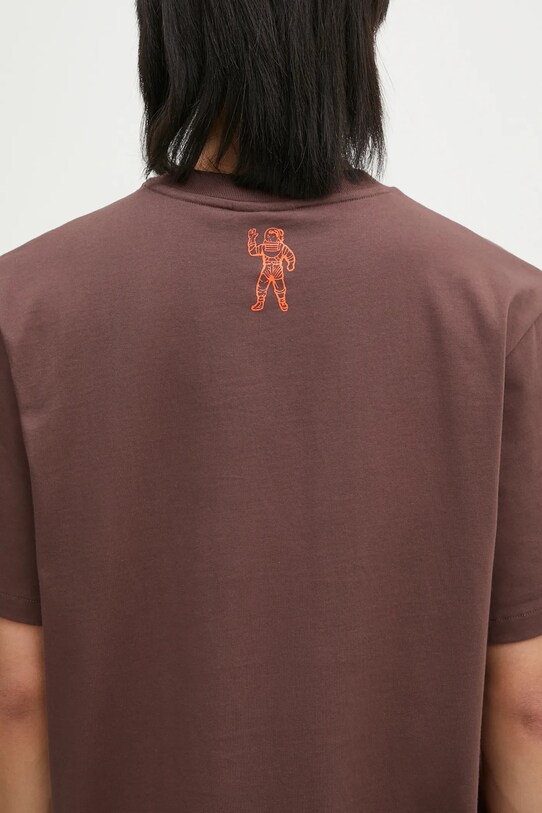 Хлопковая футболка Billionaire Boys Club Tropical Island Fill Arch Logo коричневый B24460