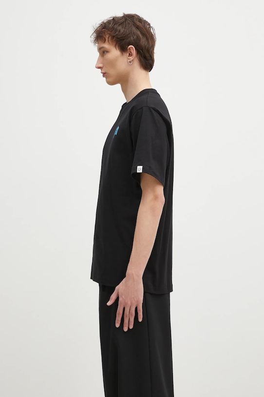 Βαμβακερό μπλουζάκι Billionaire Boys Club Small Arch Logo Highlight BC008 μαύρο SS25