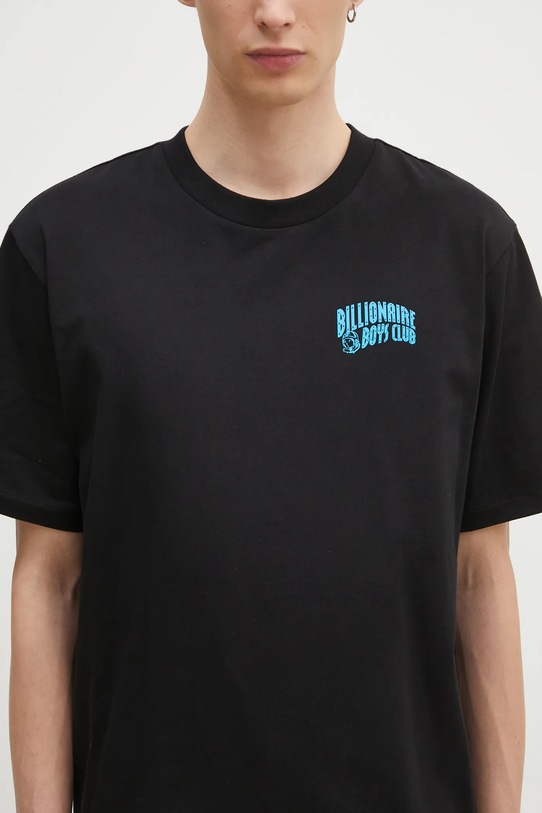 Βαμβακερό μπλουζάκι Billionaire Boys Club Small Arch Logo Highlight μαύρο BC008