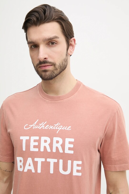 Lacoste tricou din bumbac portocaliu TH0356