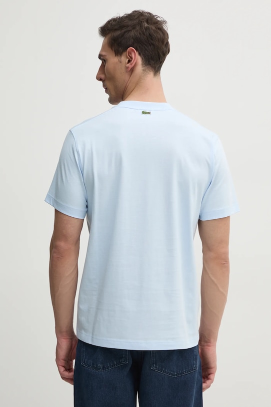 Îmbrăcăminte Lacoste tricou din bumbac TH2733 albastru