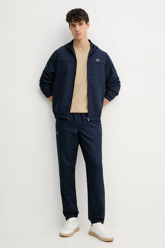 Бавовняна футболка Lacoste TH0027 бежевий SS25