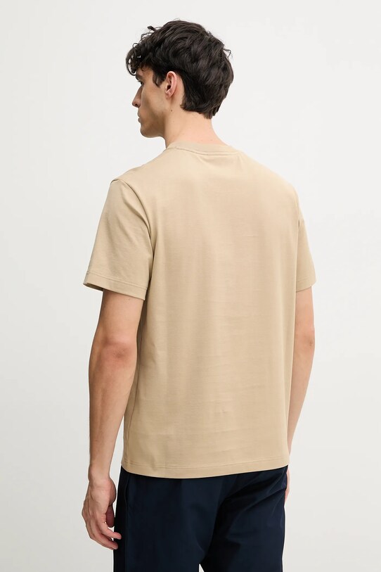 Одяг Бавовняна футболка Lacoste TH0027 бежевий