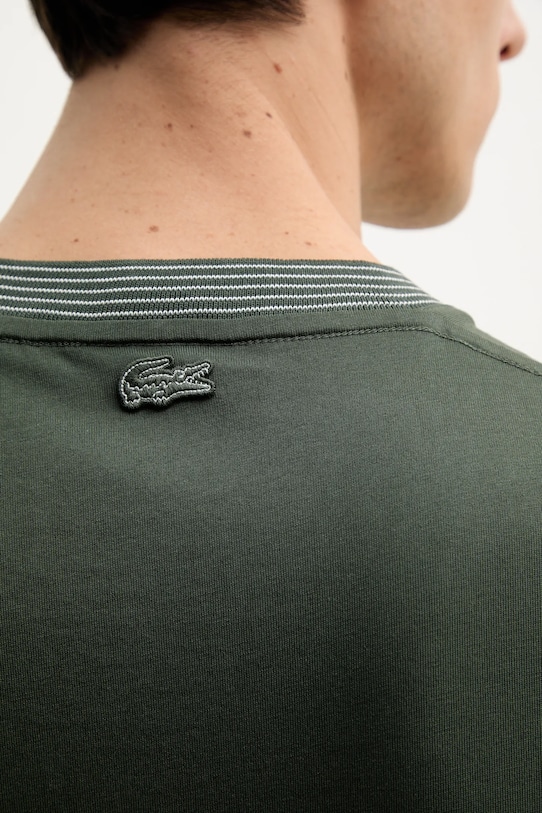 Lacoste tricou din bumbac TH0124 verde