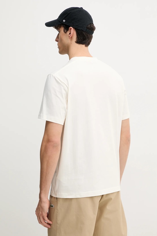 Odzież Lacoste t-shirt bawełniany TH0125 beżowy