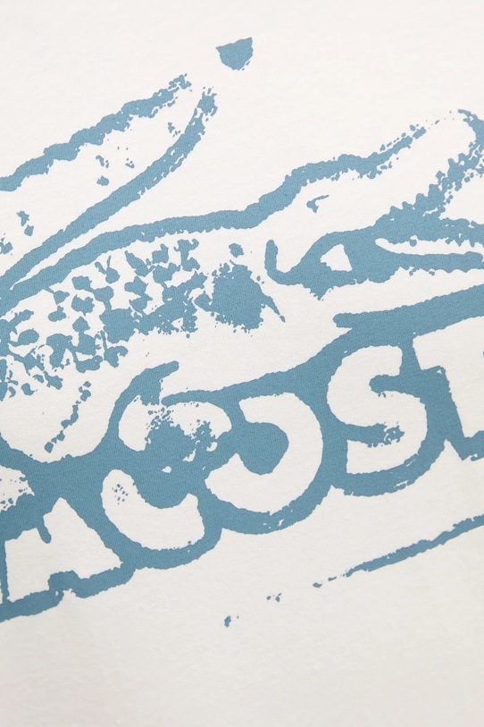 Бавовняна футболка Lacoste TH0284 білий