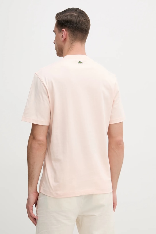 Îmbrăcăminte Lacoste tricou din bumbac TH0284 portocaliu