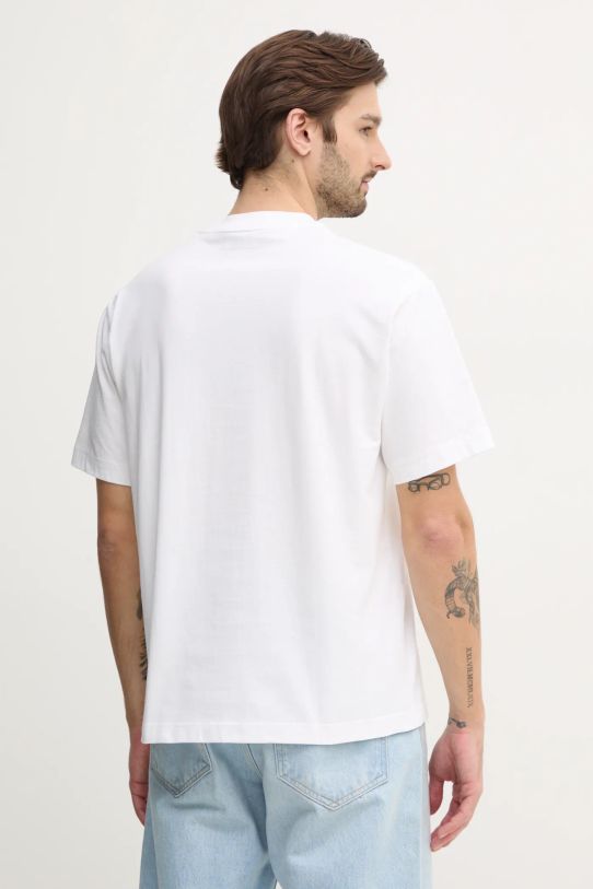 Odzież Lacoste t-shirt bawełniany TH2753 beżowy